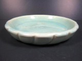 Vintage Weller Seafoam Greeen Plant Saucer